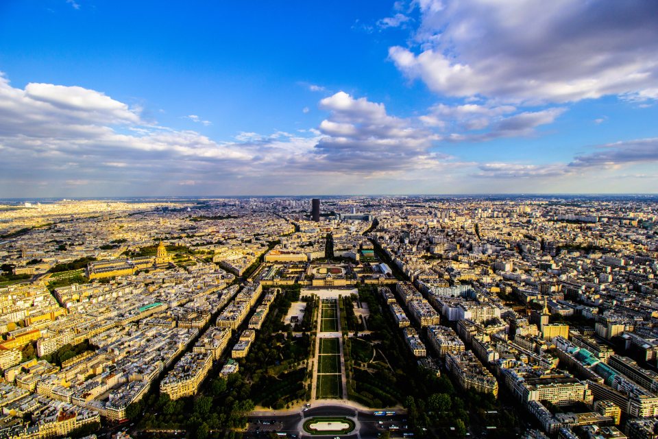 Stadtansicht von Paris