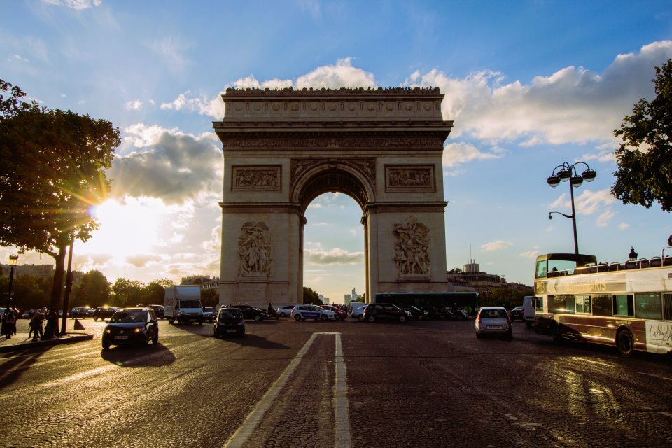 Triumphbogen in Paris
